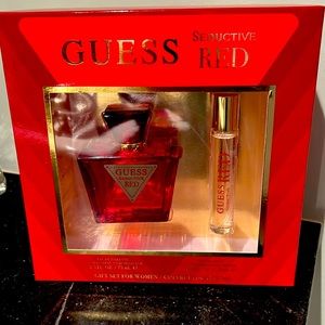 Guess seductive red gift set women